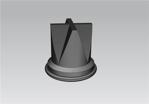 微创穿刺器十字阻气阀