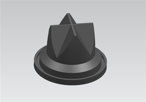 微创穿刺器十字阻气阀